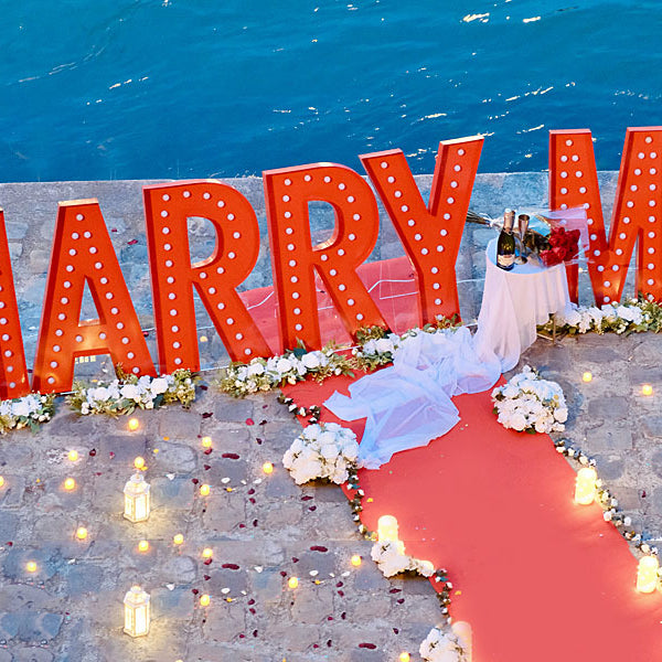 Marry Me Wedding Proposal Sign 