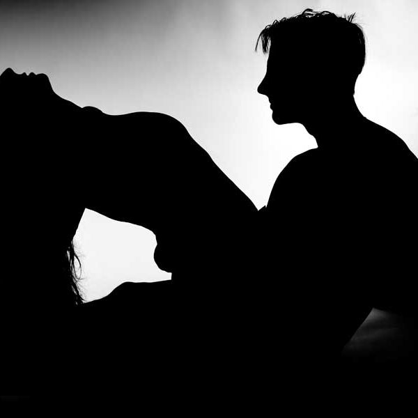 silhouettes of man and woman having sex, Sex Adventures Of A Divorcee
