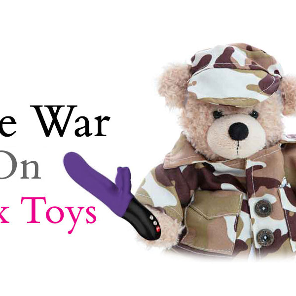 Soldier Teddy Bear with Dildo, War Against Sex Toys