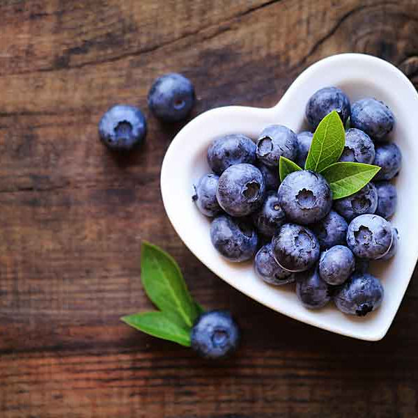 Blueberries in a heart bowl, Weight Loss For Better Sexual Health