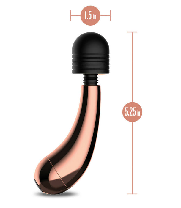 Rosy Gold Nouveau Mini Curve Massager