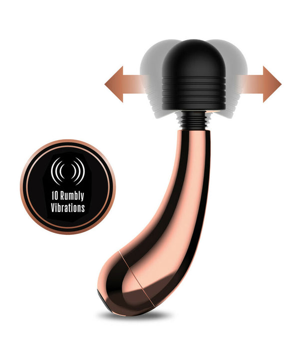 Rosy Gold Nouveau Mini Curve Massager