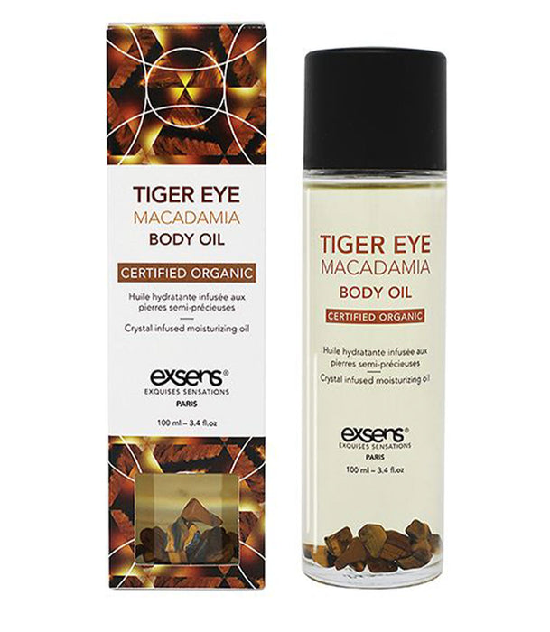 Exsens Macadamia Massage Oil With Tiger Eye