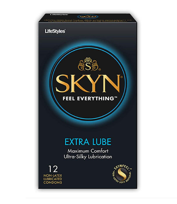 Latex-Free Polyisoprene Extra Lubricated 12 Pack