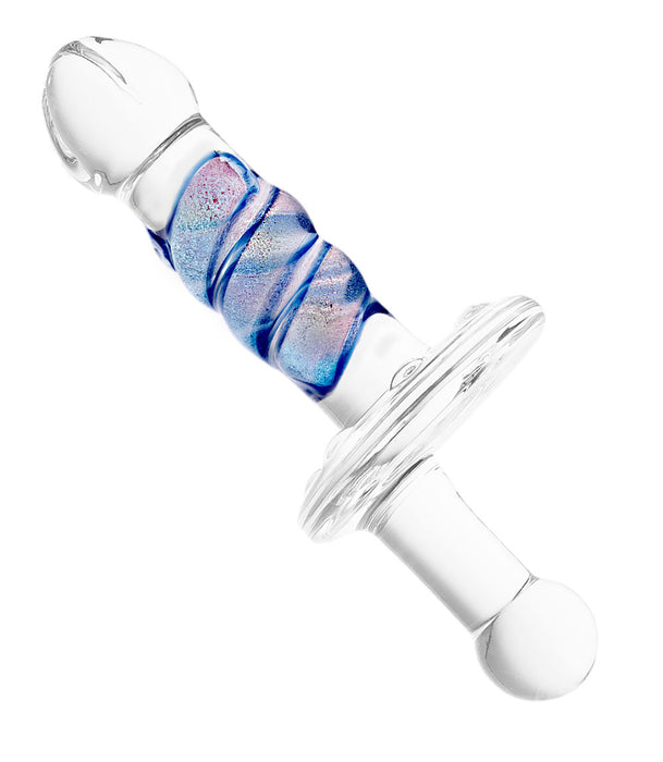 Liatris Spinning Glass Dildo