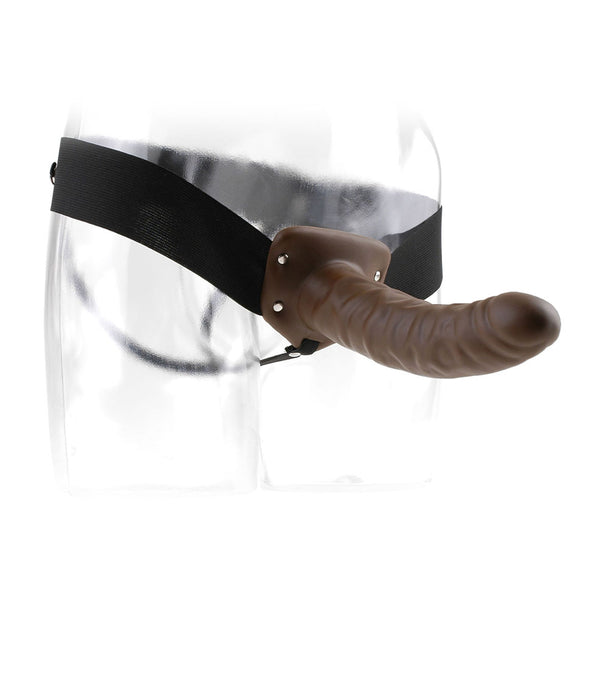 Fox 8 Inch Hollow Strap On With Testicles