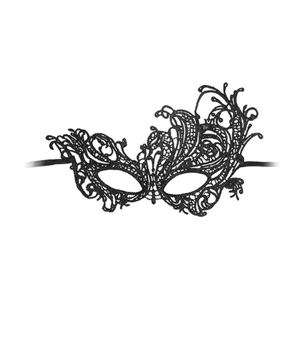 Black & White Lace Eye Mask