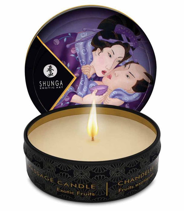 Shunga Libido Mini Massage Candle - Exotic Fruits