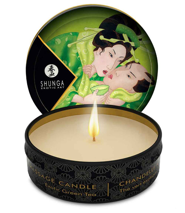 Shunga Zenitude Mini Massage Candle - Exotic Green Tea