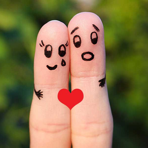 Finger Puppet, woman crying, male surprised, Crying After Sex