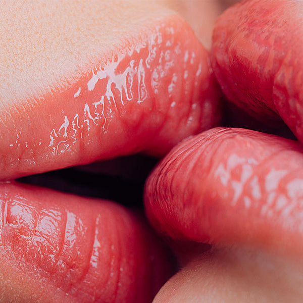 lesbians kissing, closeup of lips, Erotic Lesbian Story