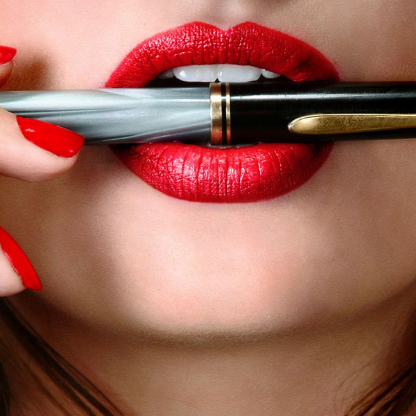 pen in between lips, sexy teacher, erotic story