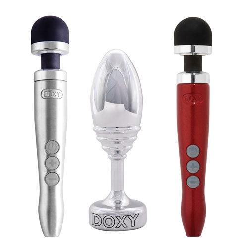 Doxy Vibrator Wands Stainless Steel Butt Plugs
