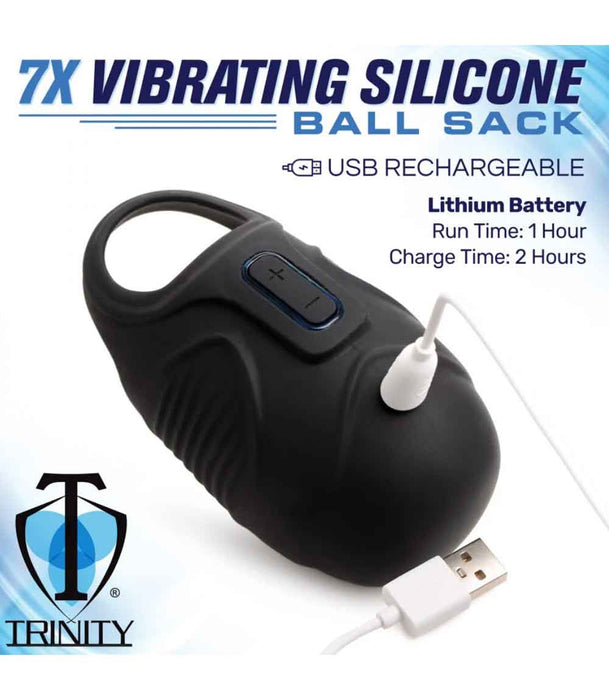 Trinity Men 7X Vibrating Testicle Vibrator