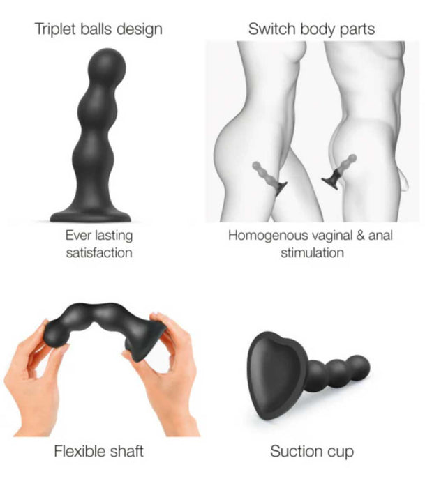 Strap-On-Me Balls Dildo