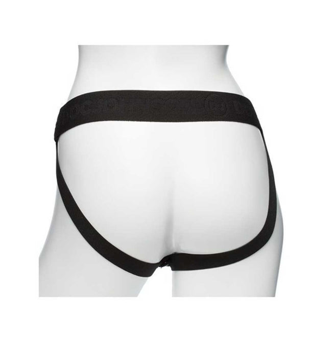 Be Naughty Vibrating 4 Piece Hollow Strap On Set