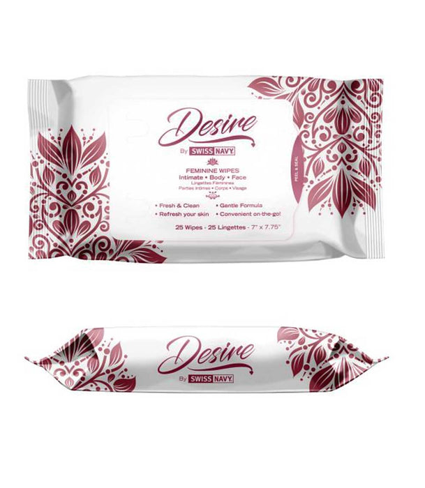 Desire Unscented Feminine Wipes
