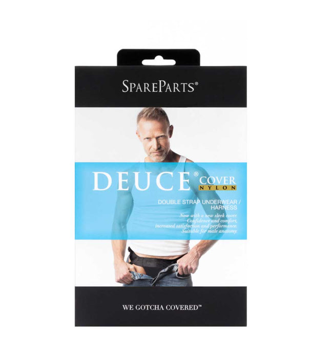 SpareParts Deuce Cover Harness: Double Holes & Penis Friendly