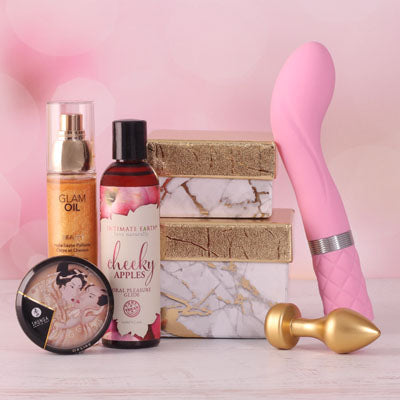 vibrator, gspot sex toy, butt plug, lubricant, gift boxes