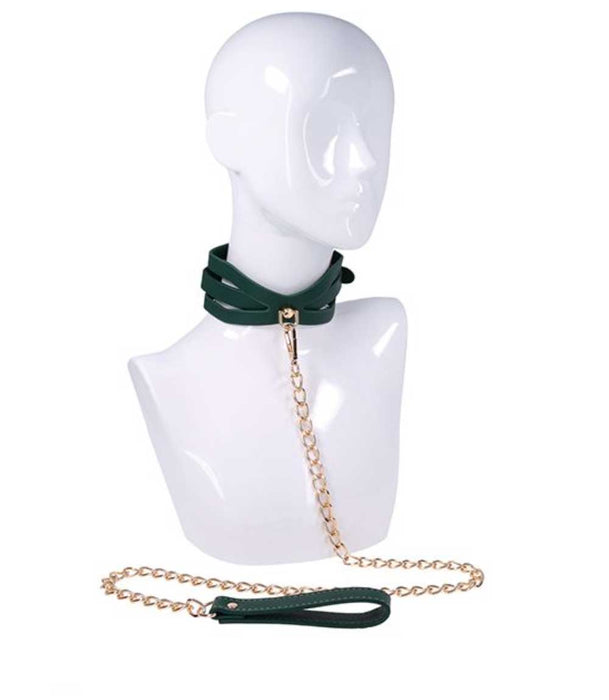 Indica Cutout Collar & Leash