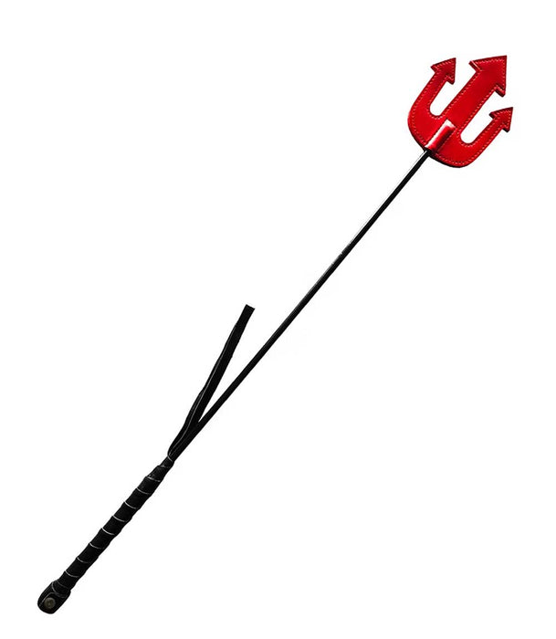 Rouge Leather Devil Riding Crop