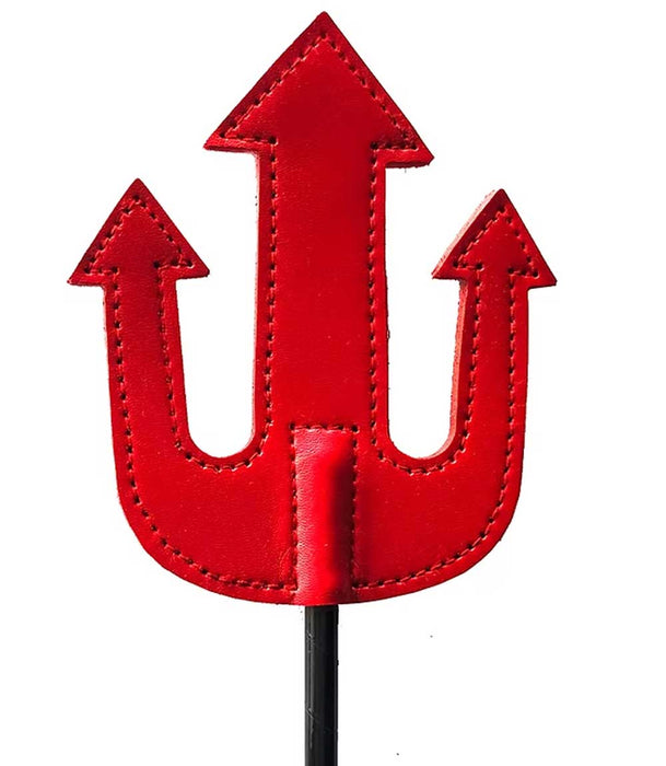 Rouge Leather Devil Riding Crop