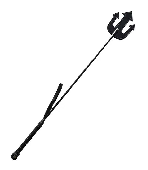 Rouge Leather Devil Riding Crop