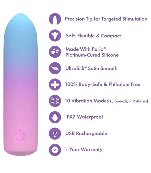 Play With Me Silicone Bullet Vibrator