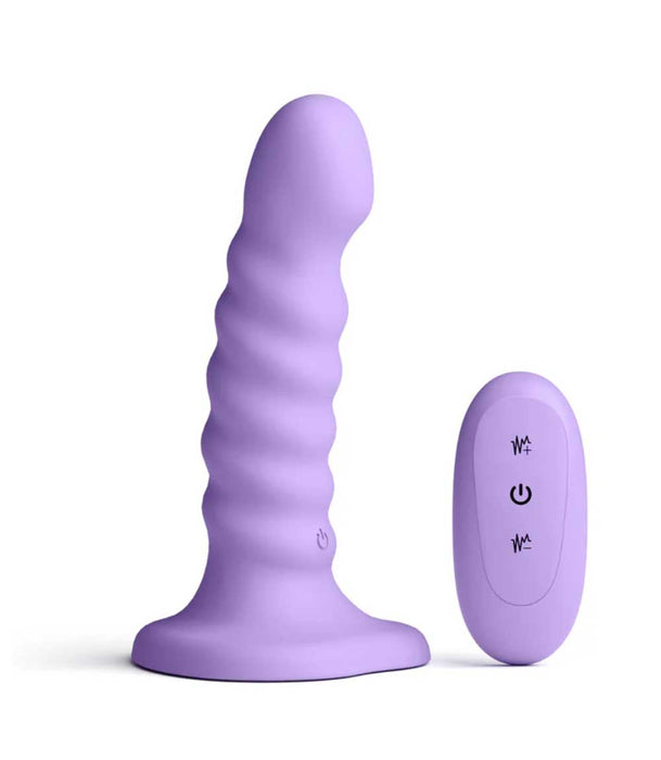 Colours Ribbed Vibrating Dildo 5 Inch