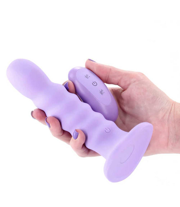 Colours Ribbed Vibrating Dildo 6 Inch