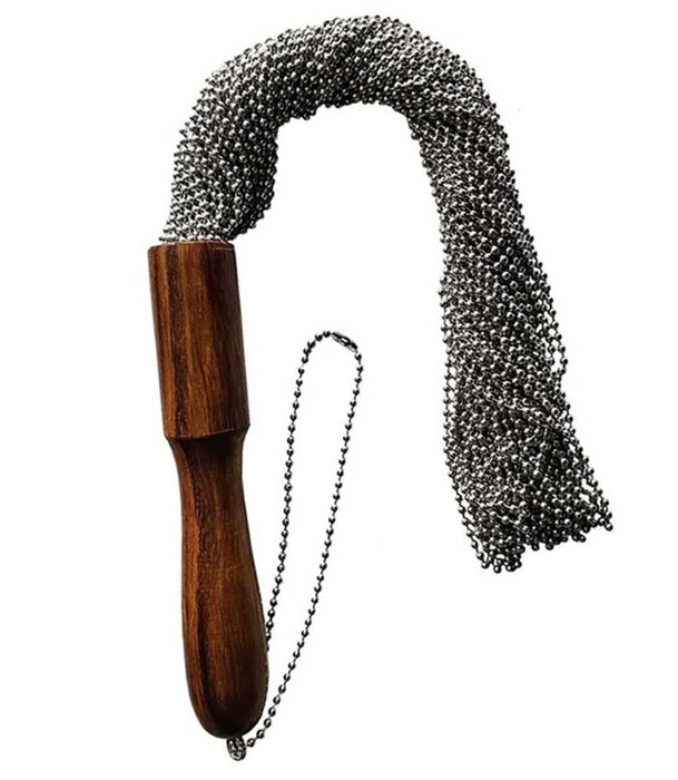 Rouge Beaded Metal Flogger