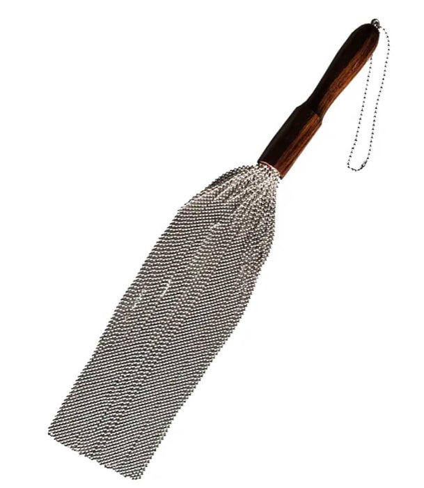 Rouge Beaded Metal Flogger