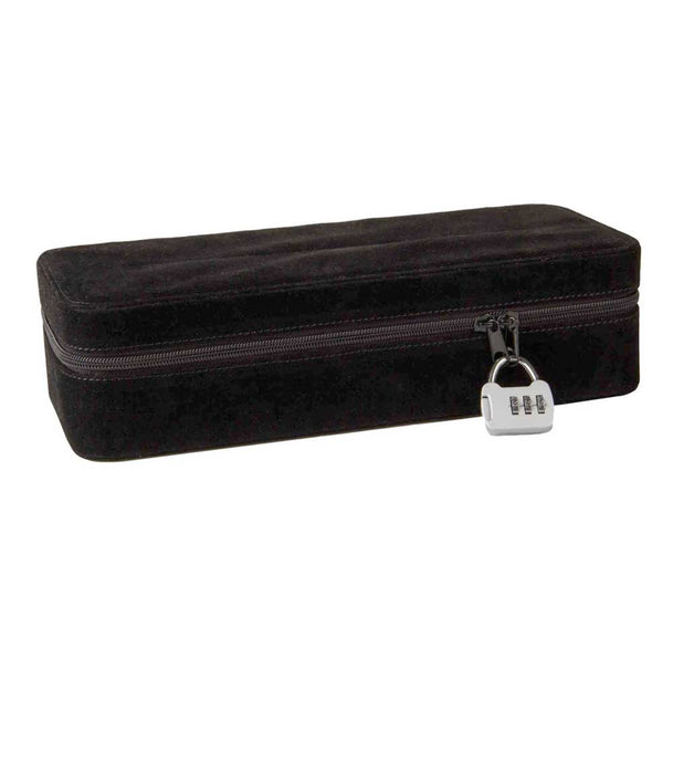 Secret Black Velvet Lock Box