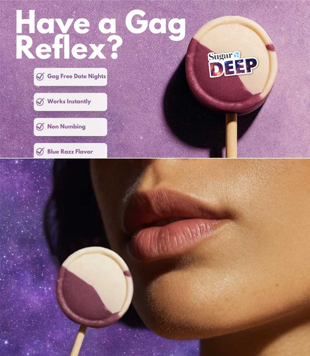 Sugar Splash Deep Gag Suppressing Sucker For Oral Sex