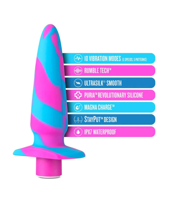 Vibrotize Silicone Vibrating Butt Plug