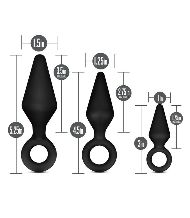 Anal Adventures Loop Plugs Set