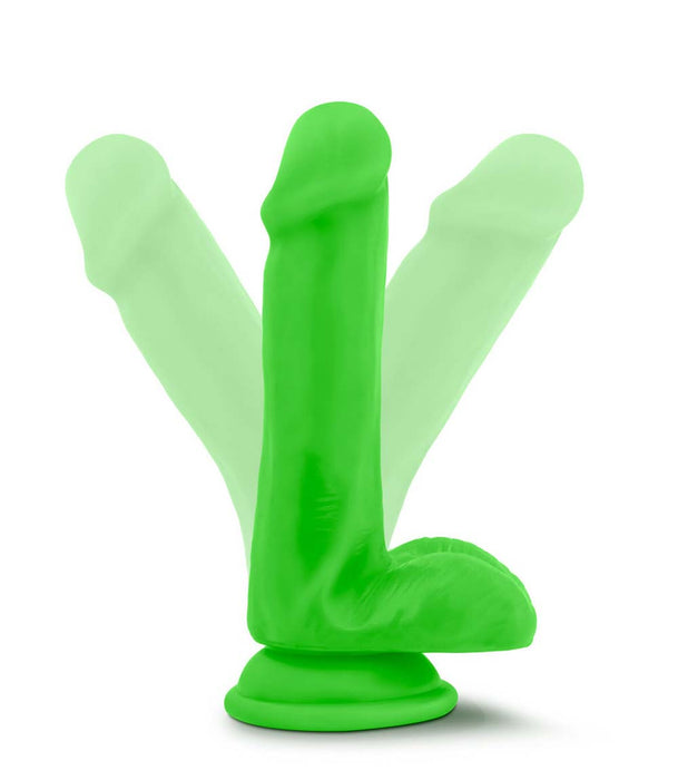 Neo Realistic Neon Green 6" With Testicles