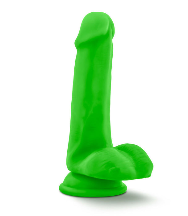 Neo Realistic Neon Green 6" With Testicles