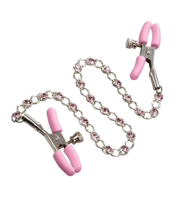 First Time Crystal Nipple Clamps