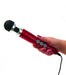 Hand Holding Red Doxy Die Cast 3 Wand Vibrator