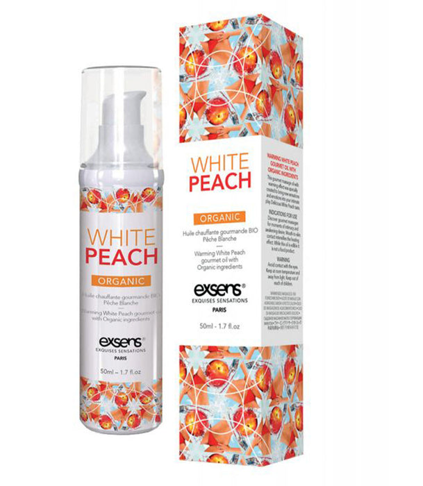 White Peach Exsens Massage Oil