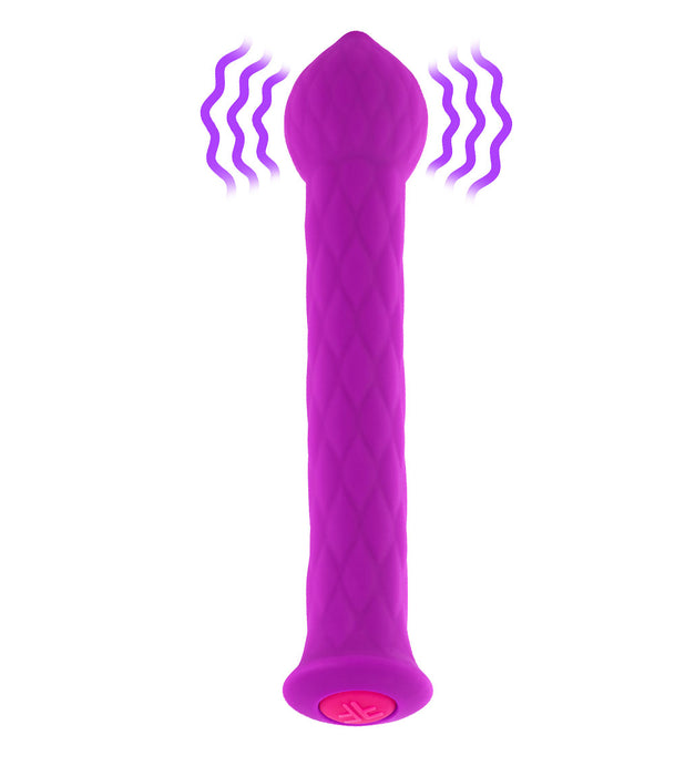 Femme Fun Diamond Wand Purple Vibrating