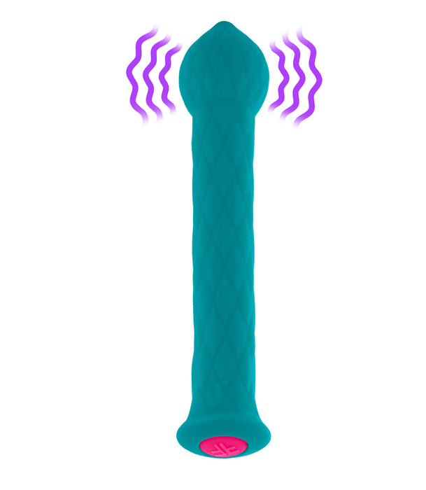 Femme Fun Diamond Wand Turquoise Vibrating