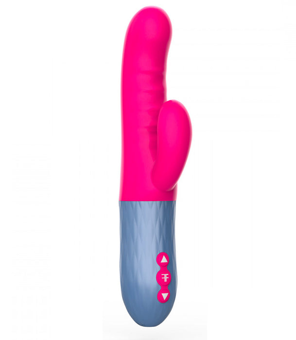 Femme Funn Essenza Thrusting Vibrator Pink Side