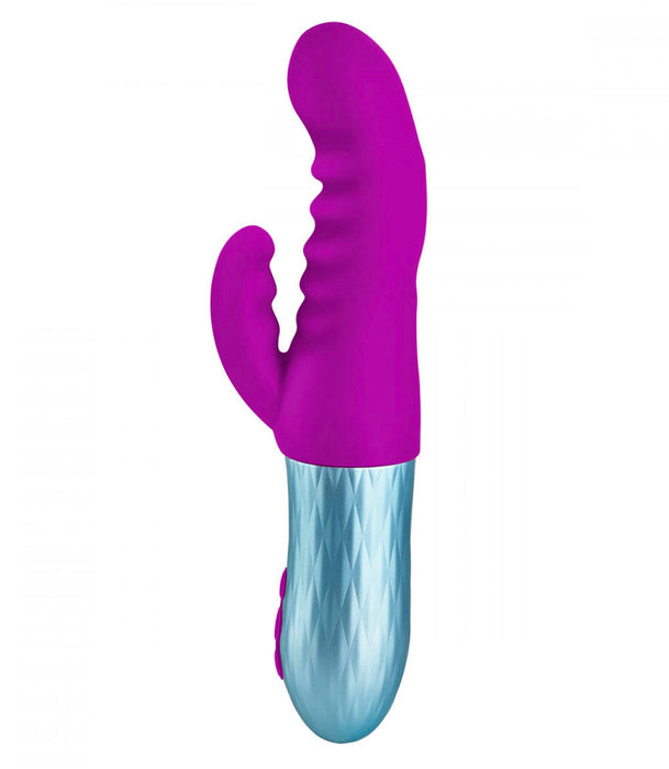 Femme Funn Essenza Thrusting Vibrator Purple Side