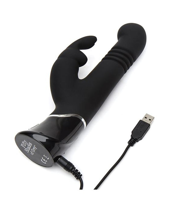 Greedy Girl Thrusting G-Spot Rabbit Vibrator