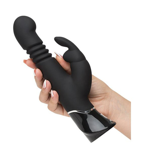 Greedy Girl Thrusting G-Spot Rabbit Vibrator