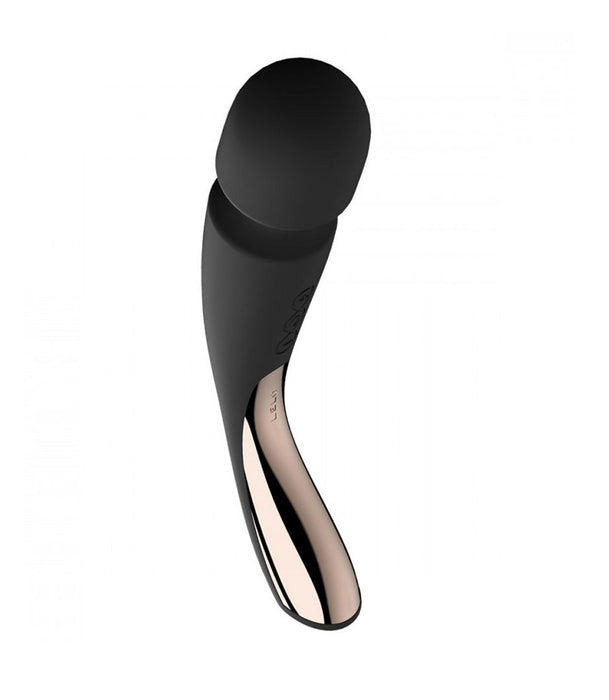 Black  Lelo Smart Wand 2 Medium Top View