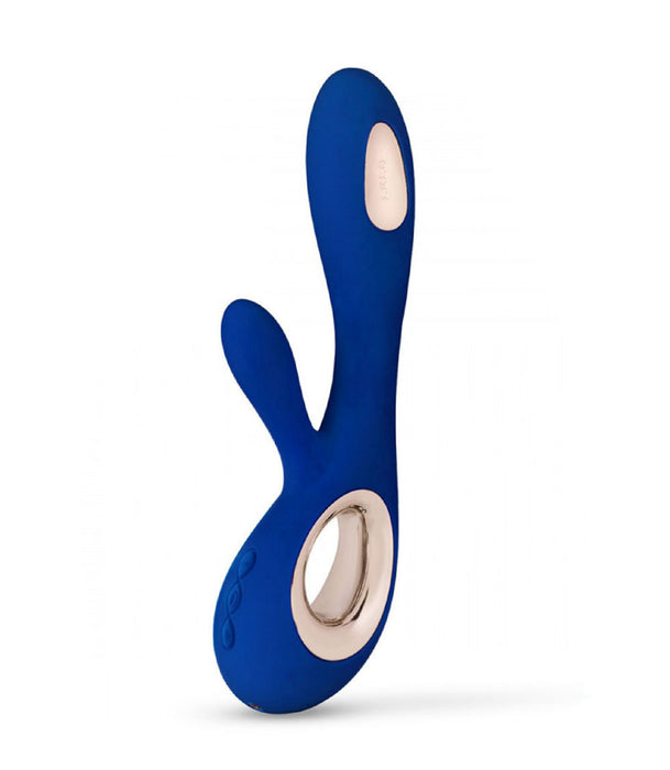 Midnight Blue Lelo Soraya Wave Dual Vibrator