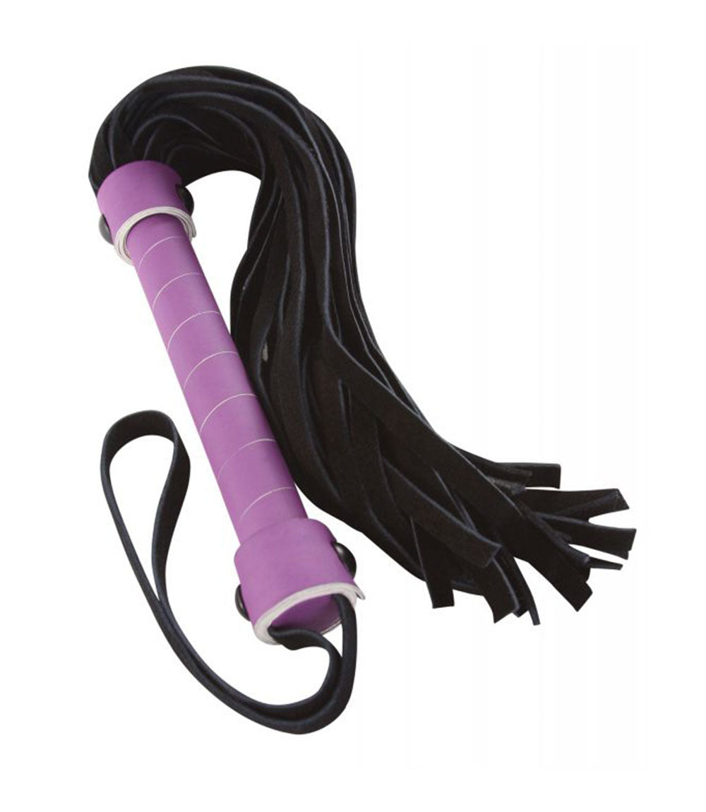 Lust Bondage Whip | Purple Vegan Leather BDSM Roleplay Gear Lust Bondage Whip | Purple Vegan Leather BDSM Roleplay Gear